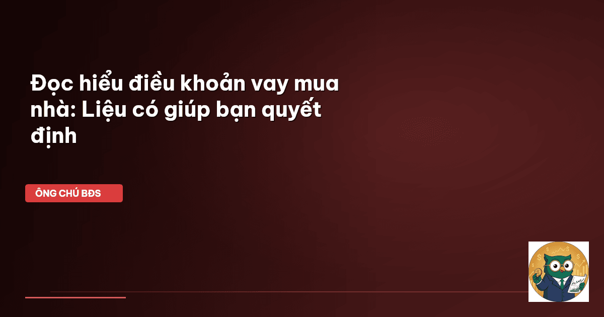 vay mua nhà
