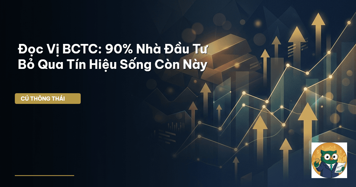 Đọc Vị BCTC: 90% Nhà Đầu Tư Bỏ Qua Tín Hiệu Sống Còn Này