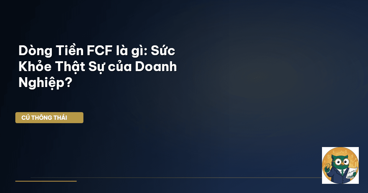 Dòng Tiền FCF là gì: Sức Khỏe Thật Sự của Doanh Nghiệp?