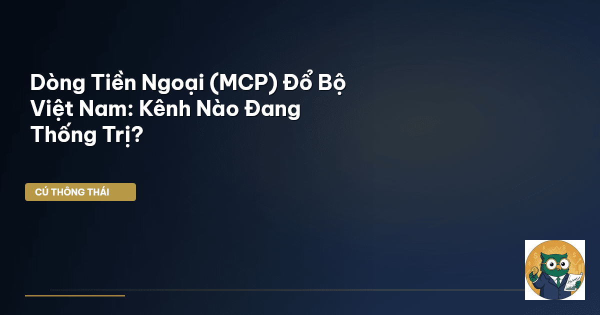 Dòng Tiền Ngoại (MCP) 'Đổ Bộ' Việt Nam: Kênh Nào Đang Thống Trị?