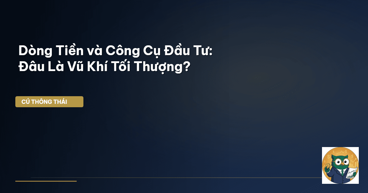 Dòng Tiền và Công Cụ Đầu Tư: Đâu Là Vũ Khí Tối Thượng?