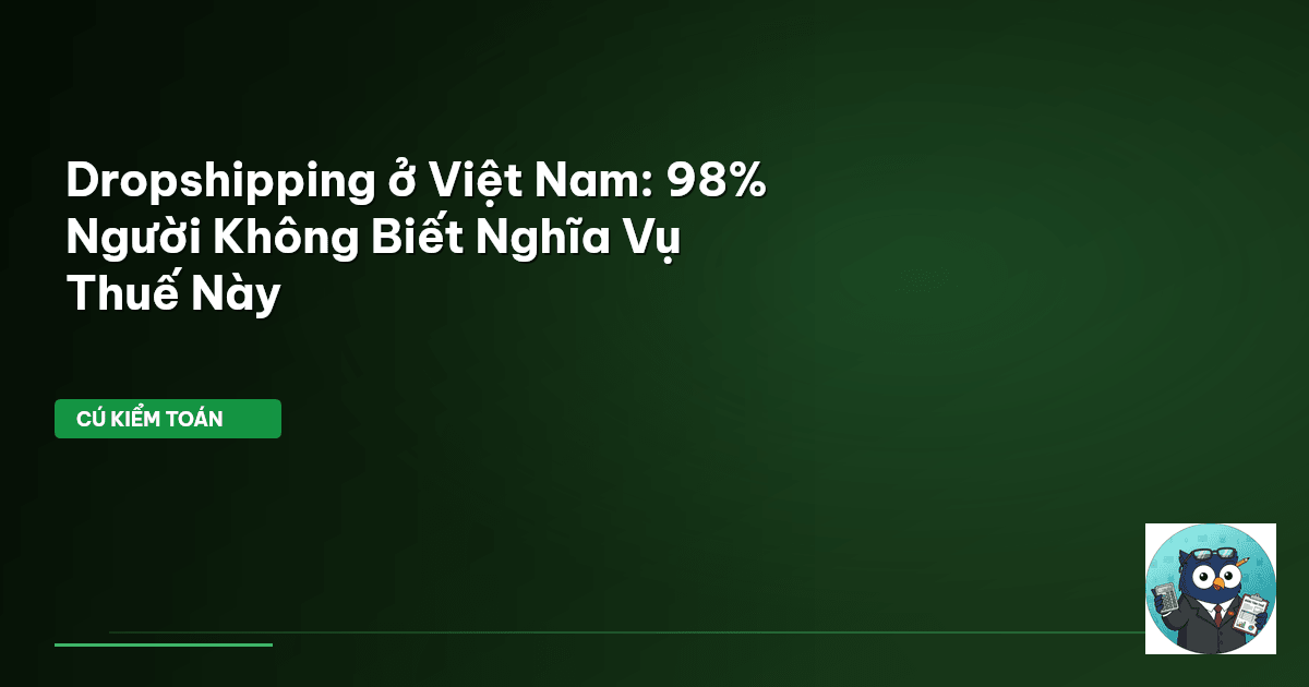 dropshipping thuế