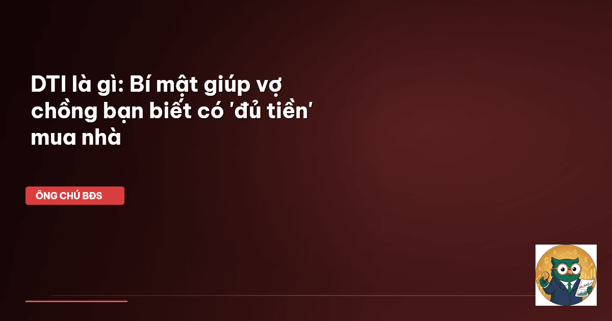 tỷ lệ nợ trên thu nhập