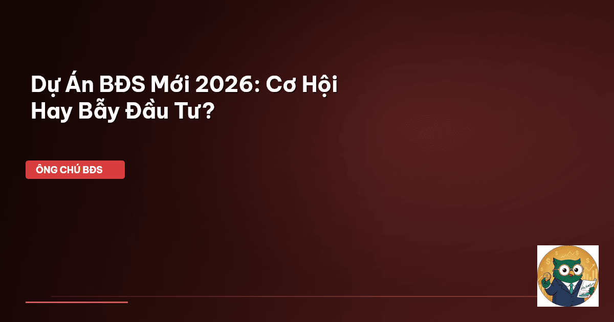 dự án BĐS 2026