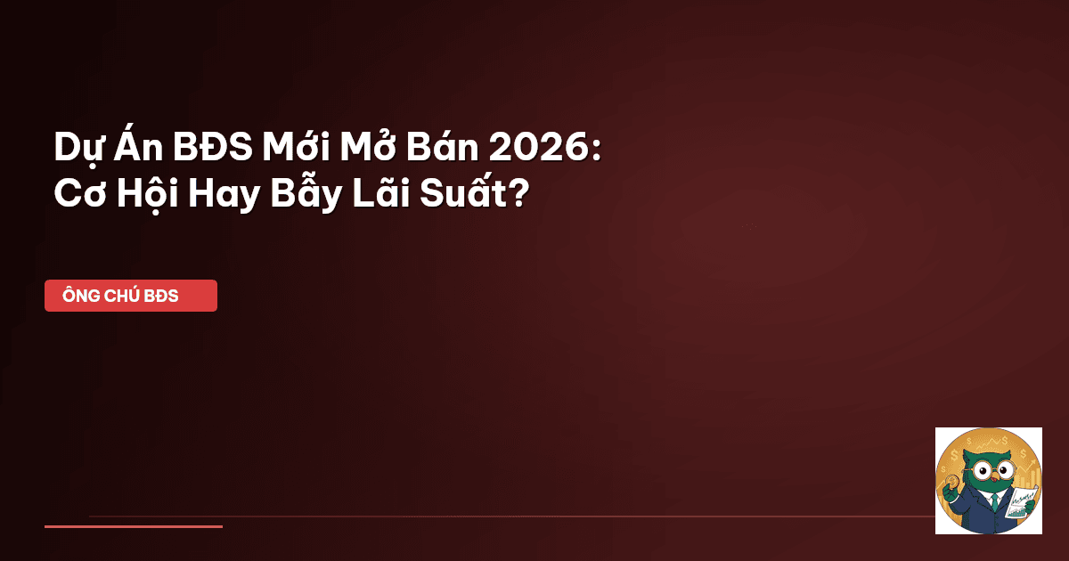 dự án BĐS mới 2026