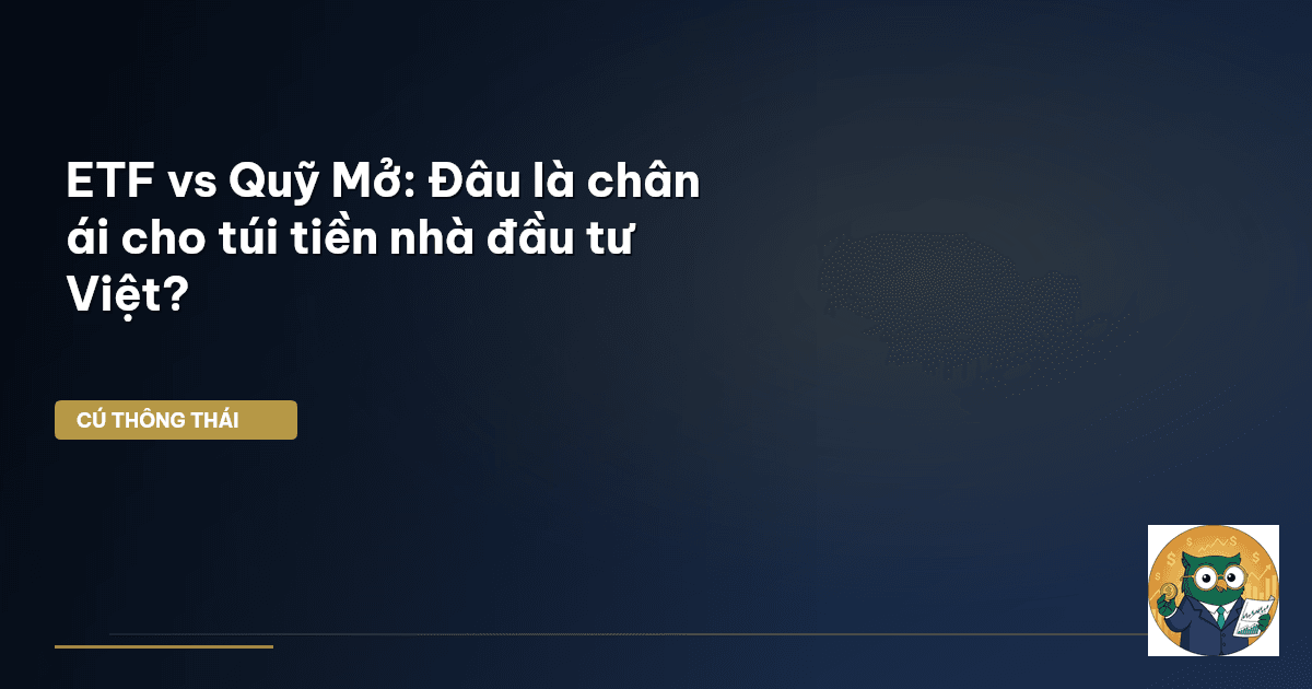 ETF vs Quỹ Mở: Đâu là chân ái cho túi tiền nhà đầu tư Việt?