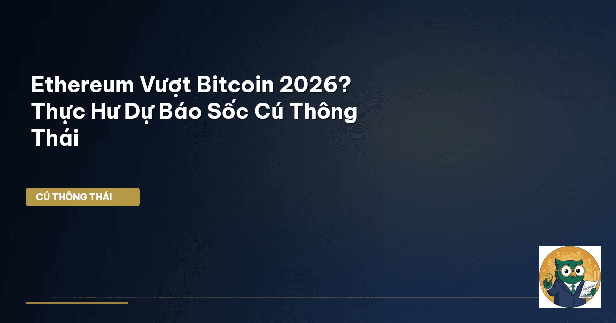 Ethereum Vượt Bitcoin 2026? Thực Hư Dự Báo Sốc Cú Thông Thái