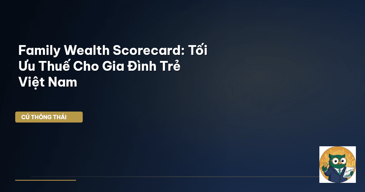 Family Wealth Scorecard: Tối Ưu Thuế Cho Gia Đình Trẻ Việt Nam
