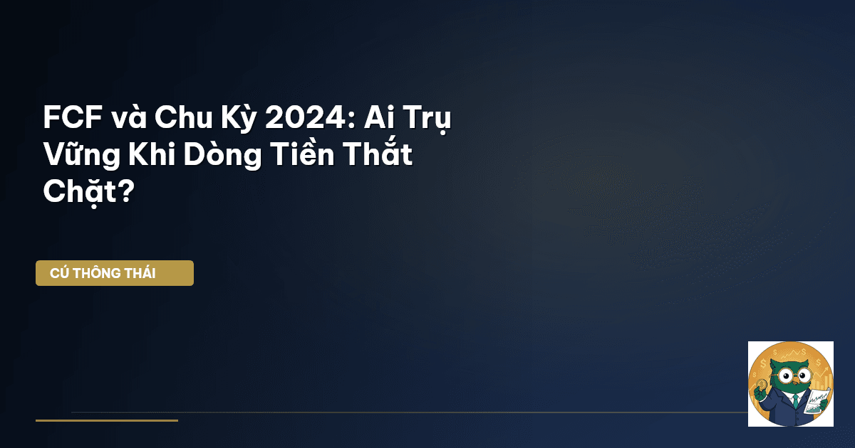 FCF và Chu Kỳ 2024: Ai Trụ Vững Khi Dòng Tiền Thắt Chặt?