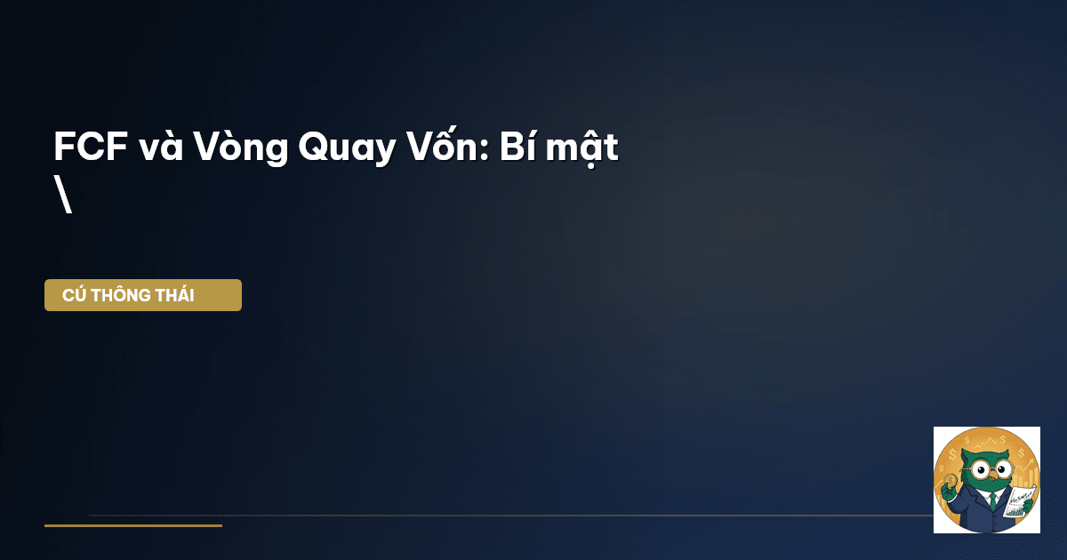 FCF và Vòng Quay Vốn: Bí mật \