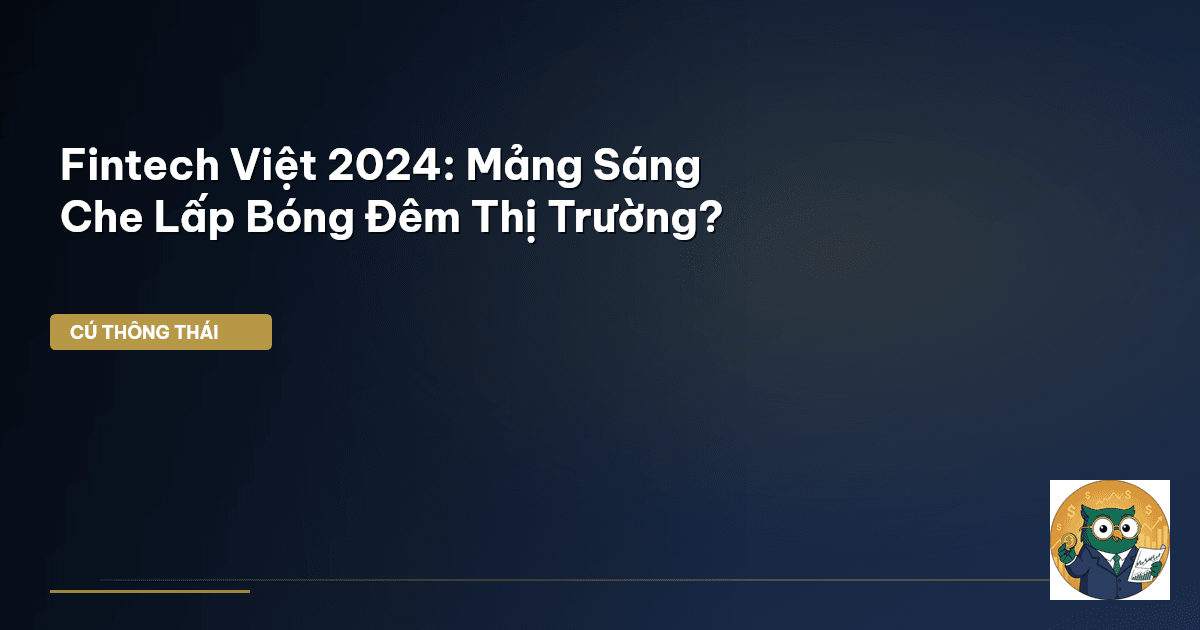 Fintech Việt 2024: Mảng Sáng Che Lấp Bóng Đêm Thị Trường?