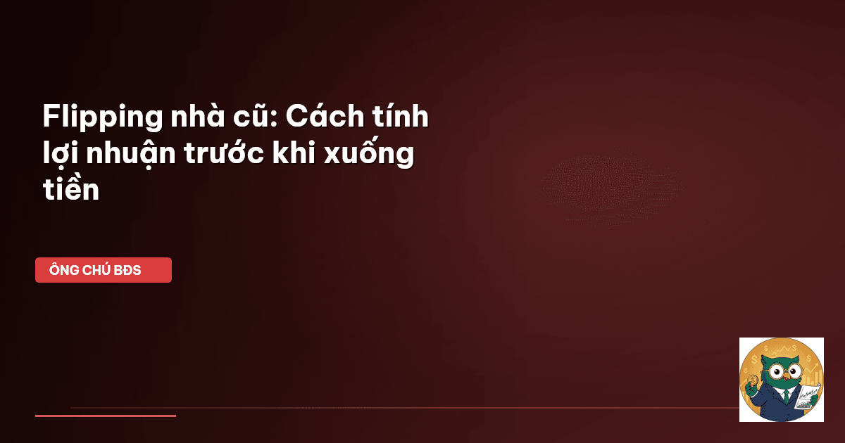 flipping nhà cũ