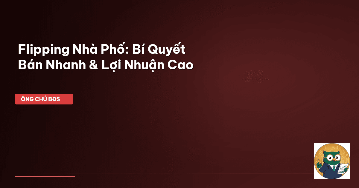 flipping nhà phố