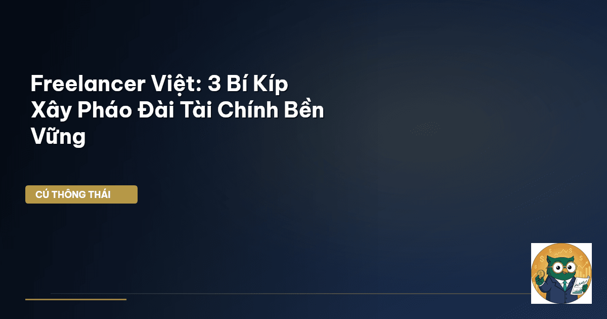 Freelancer Việt: 3 Bí Kíp Xây ‘Pháo Đài’ Tài Chính Bền Vững
