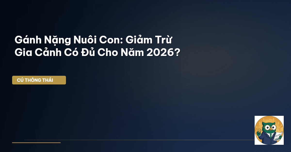 Gánh Nặng Nuôi Con: Giảm Trừ Gia Cảnh Có Đủ Cho Năm 2026?