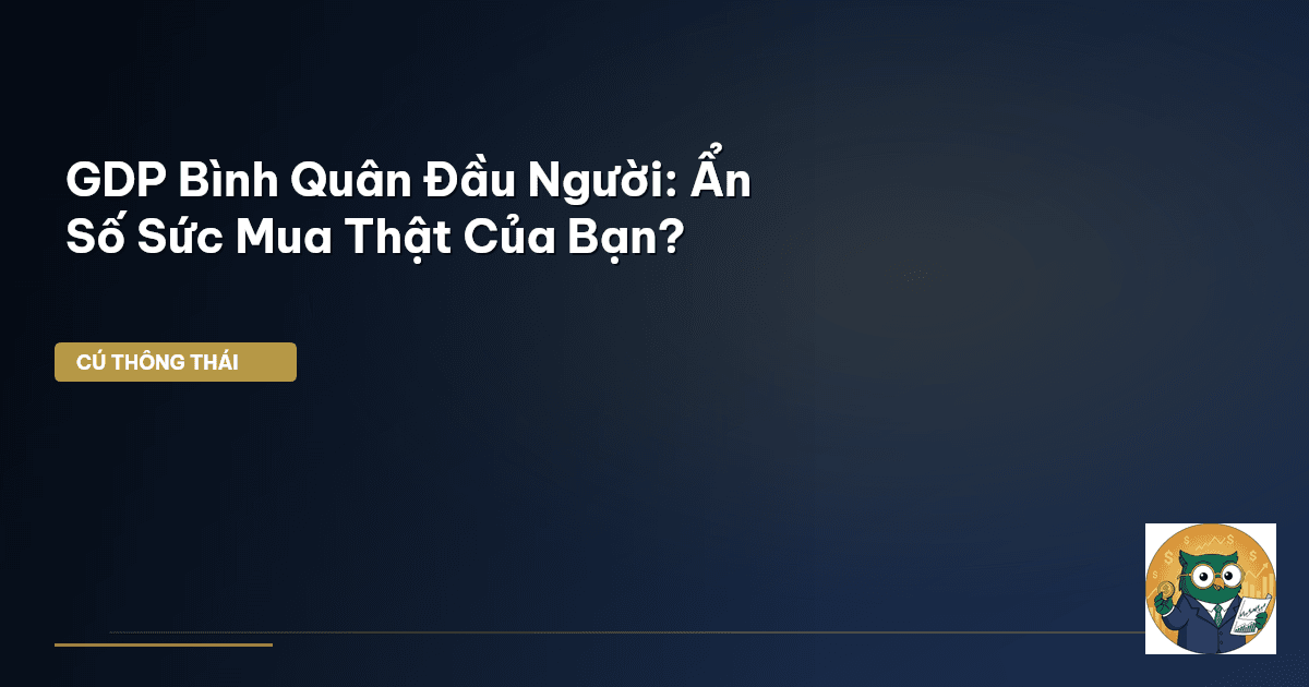 GDP Bình Quân Đầu Người: Ẩn Số Sức Mua Thật Của Bạn?