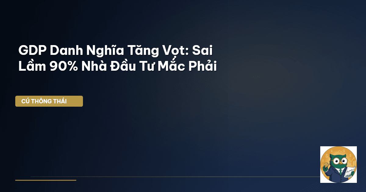 GDP Danh Nghĩa Tăng Vọt: Sai Lầm 90% Nhà Đầu Tư Mắc Phải