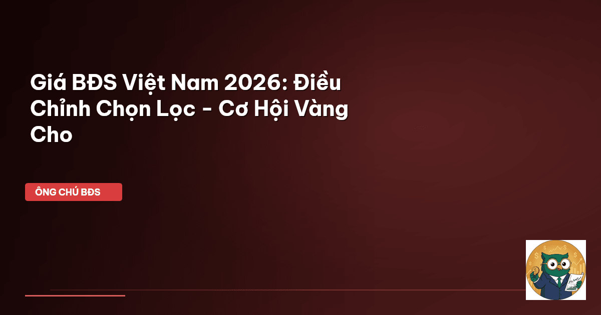 giá bất động sản Việt Nam hôm nay