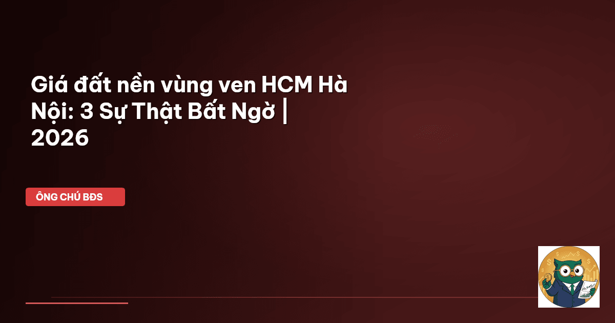 giá đất nền vùng ven