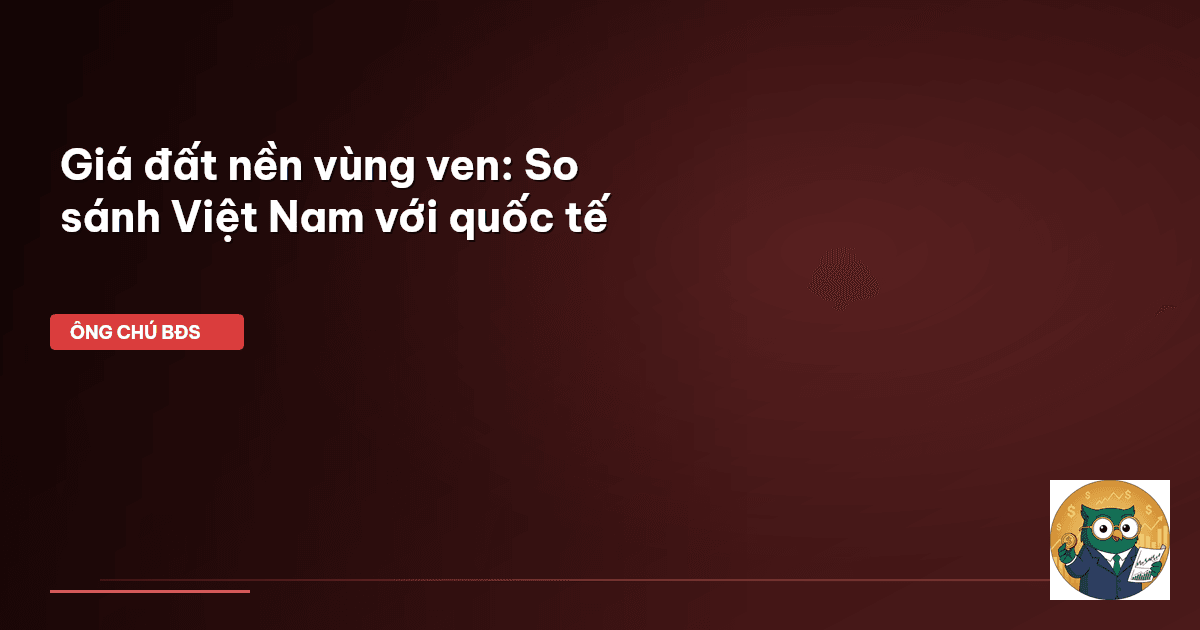 giá đất nền vùng ven