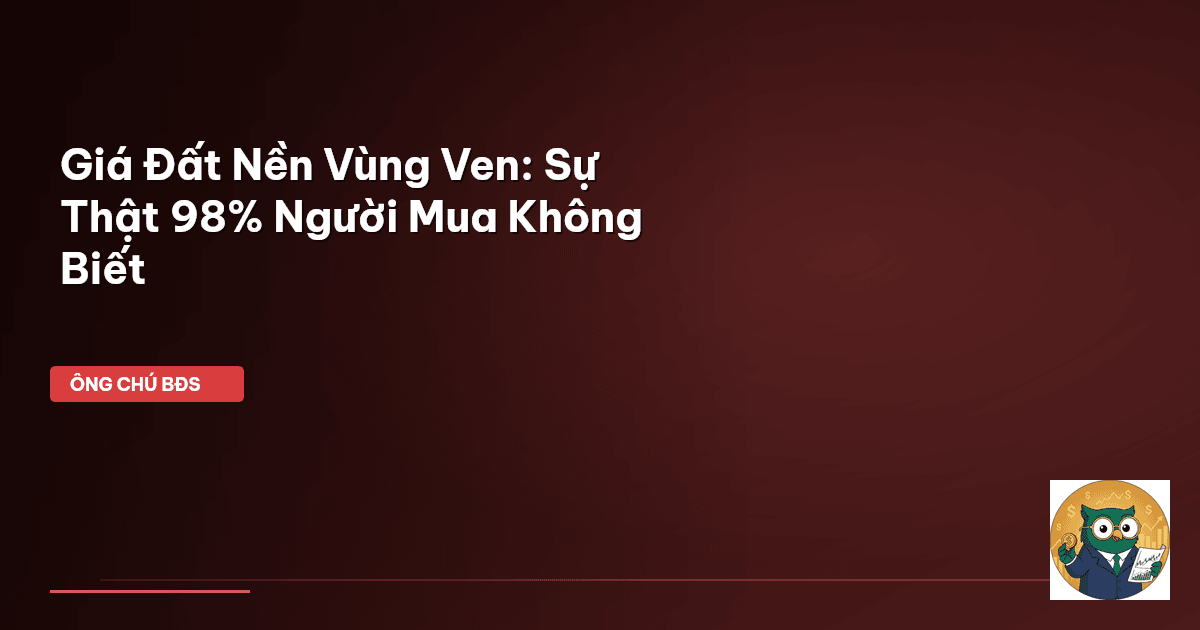 đất nền vùng ven
