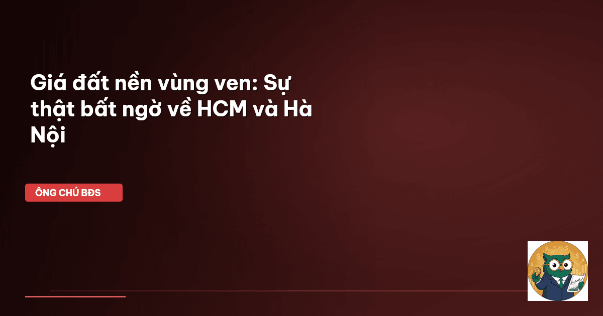 giá đất nền vùng ven