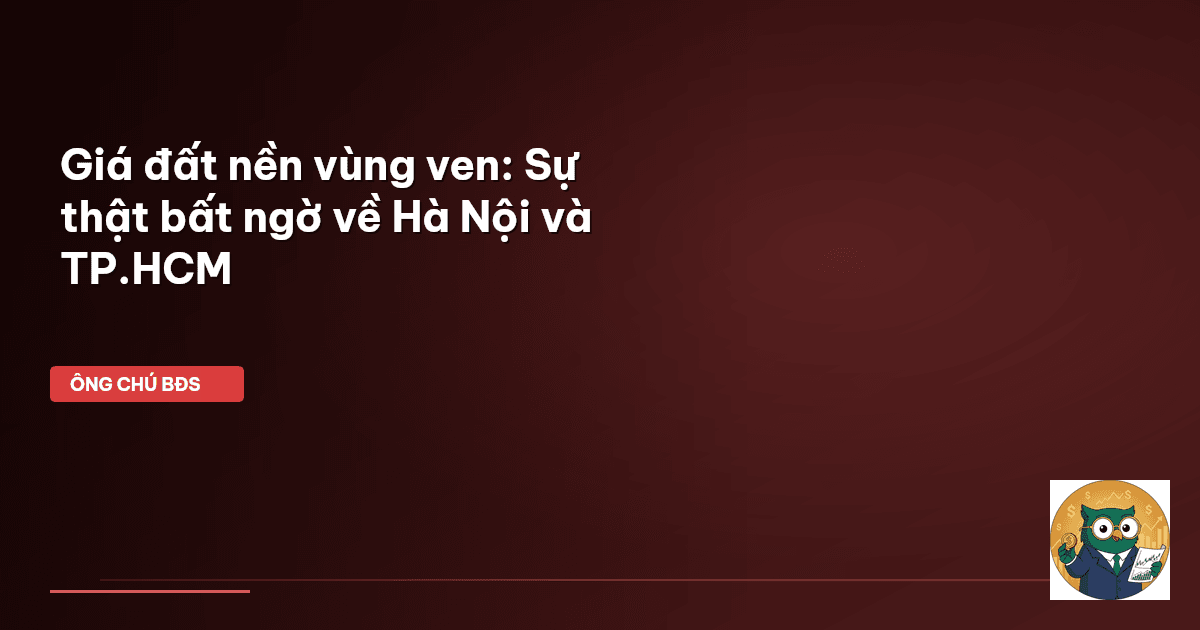 giá đất nền vùng ven