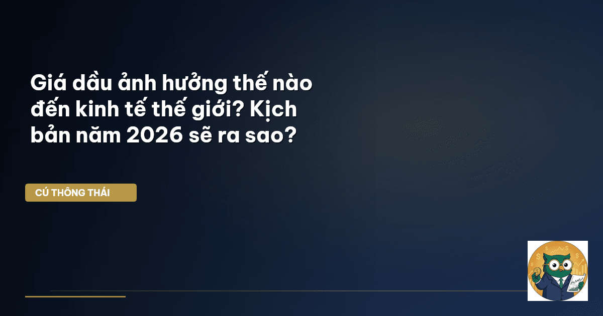 Giá dầu ảnh hưởng thế nào đến kinh tế thế giới? Kịch bản năm 2026 sẽ ra sao?