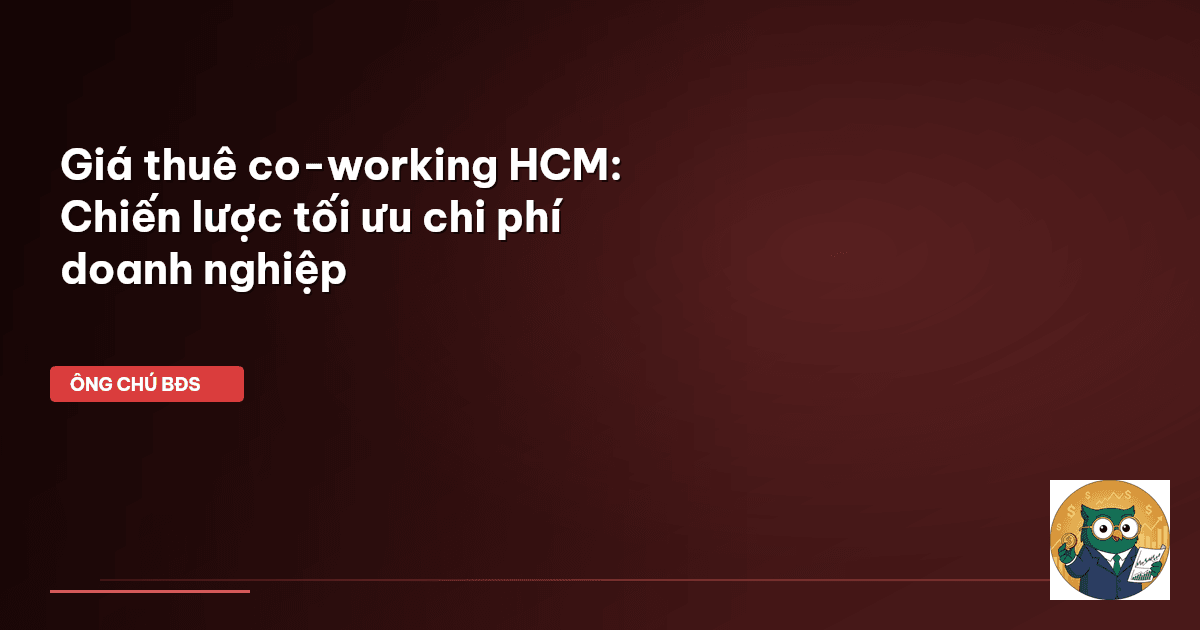giá thuê văn phòng co-working HCM