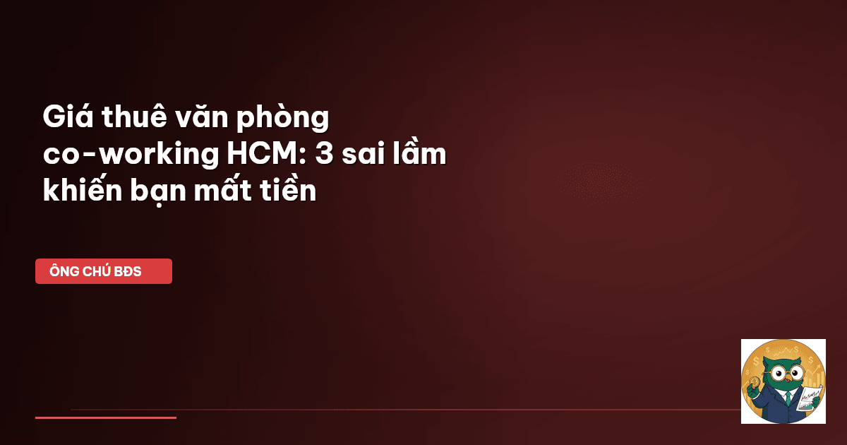 giá thuê văn phòng co-working