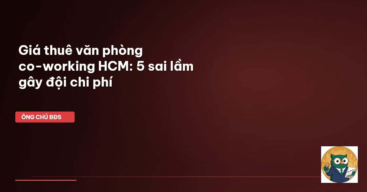 giá thuê văn phòng co-working HCM