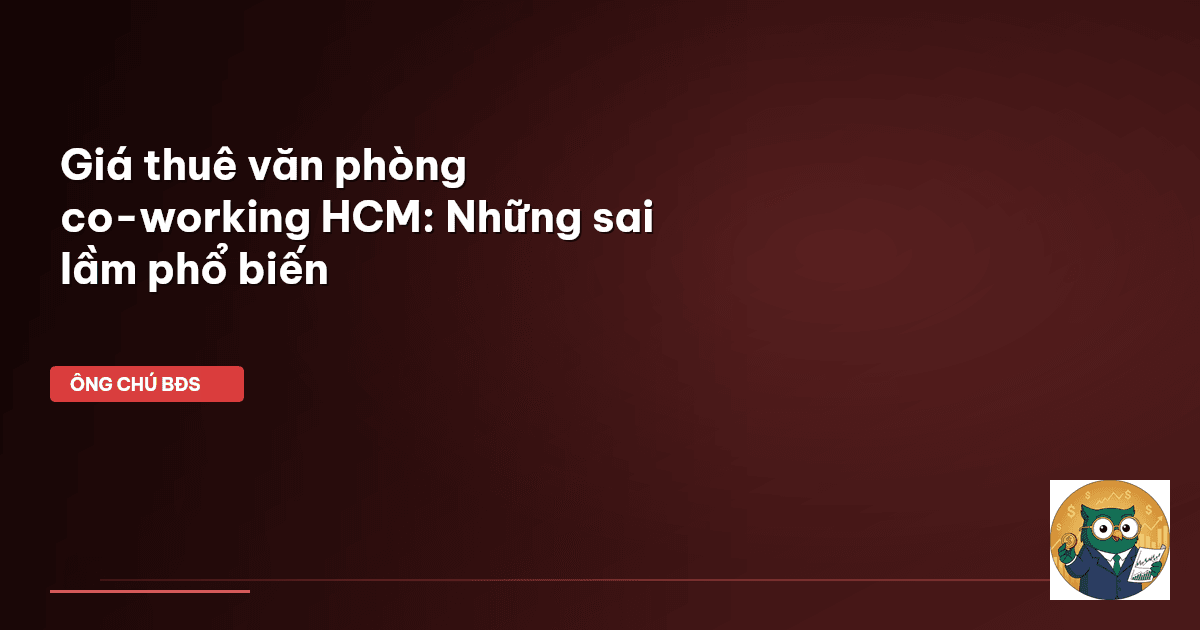 giá thuê văn phòng co-working HCM