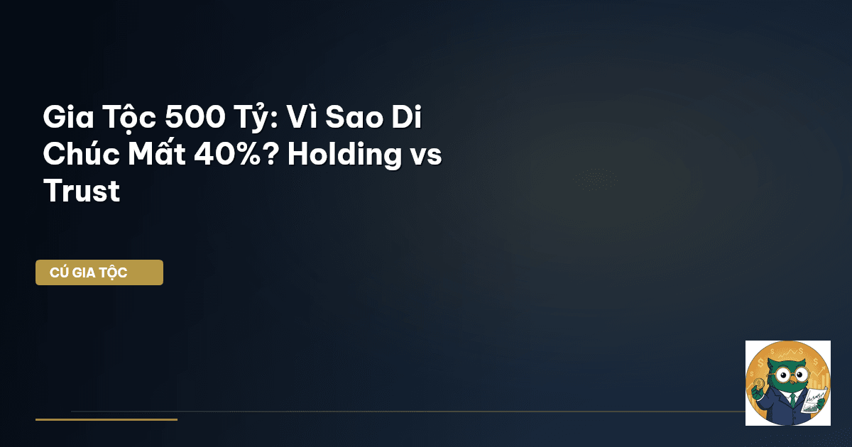 Gia Tộc 500 Tỷ: Vì Sao Di Chúc Mất 40%? Holding vs Trust
