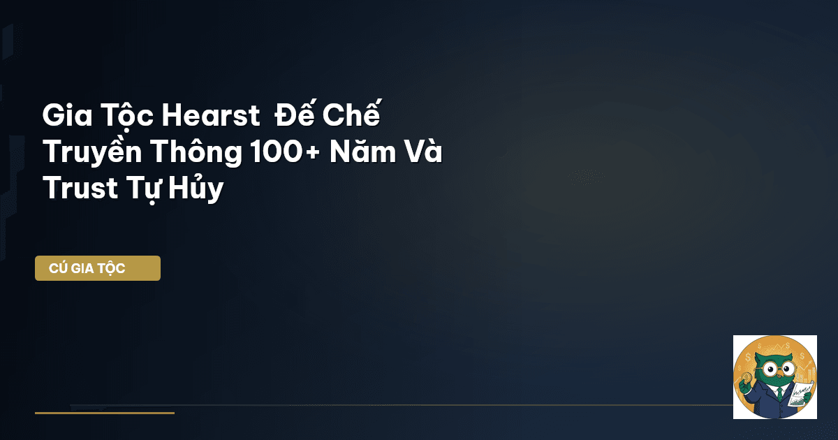Gia Tộc Hearst – Đế Chế Truyền Thông 100+ Năm Và Trust “Tự Hủy”