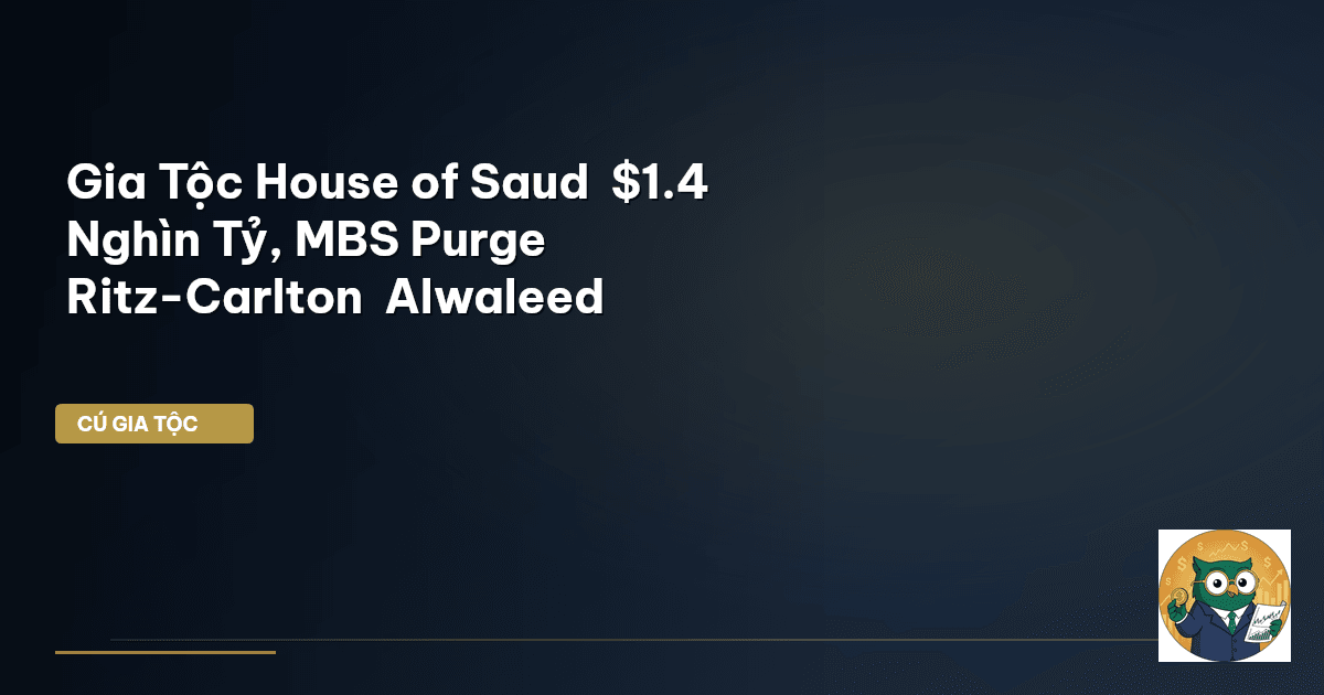 Gia Tộc House of Saud – $1.4 Nghìn Tỷ, MBS Purge Ritz-Carlton – Alwaleed