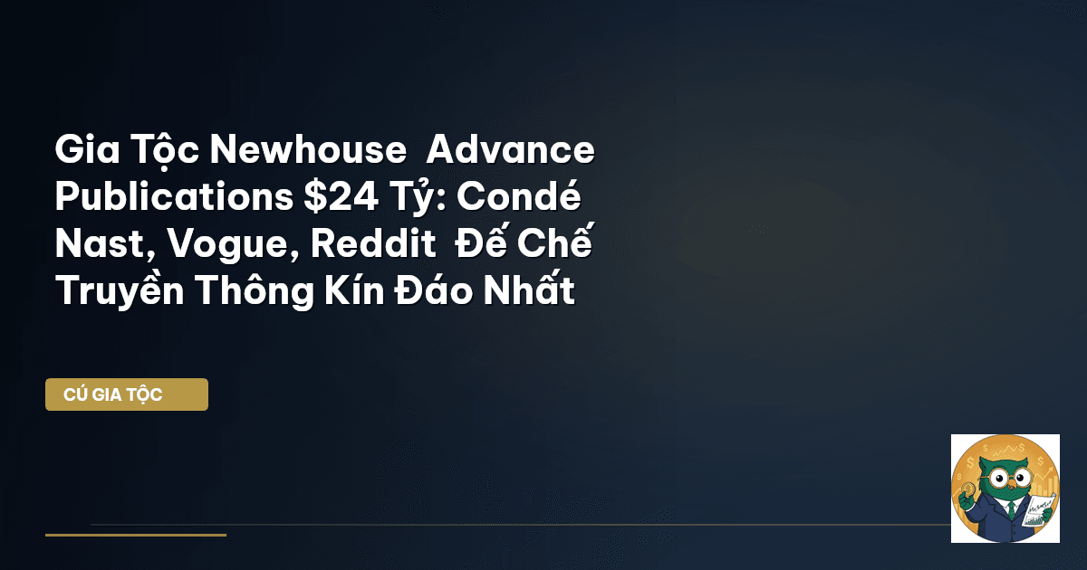 Gia Tộc Newhouse – Advance Publications $24 Tỷ: Condé Nast, Vogue, Reddit – Đế Chế Truyề