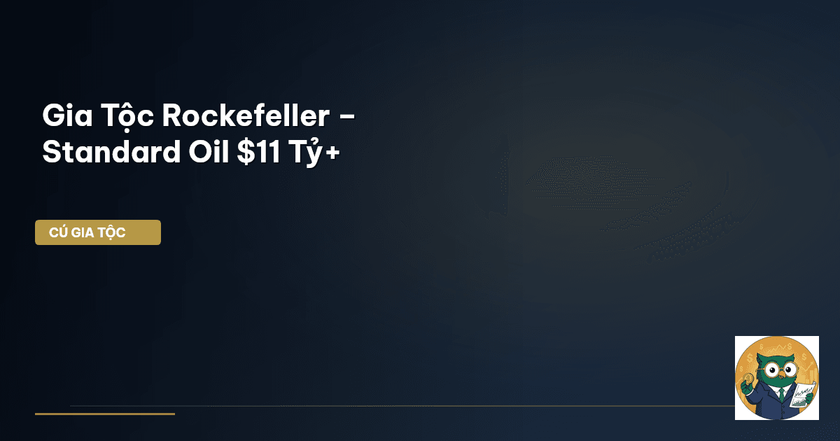 Gia Tộc Rockefeller – Standard Oil $11 Tỷ+