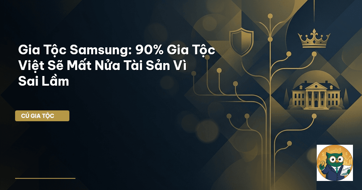 Gia Tộc Samsung: 90% Gia Tộc Việt Sẽ Mất Nửa Tài Sản Vì Sai Lầm