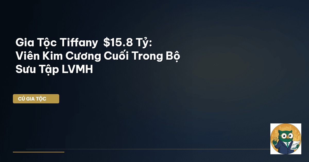 Gia Tộc Tiffany – $15.8 Tỷ: Viên Kim Cương Cuối Trong Bộ Sưu Tập LVMH