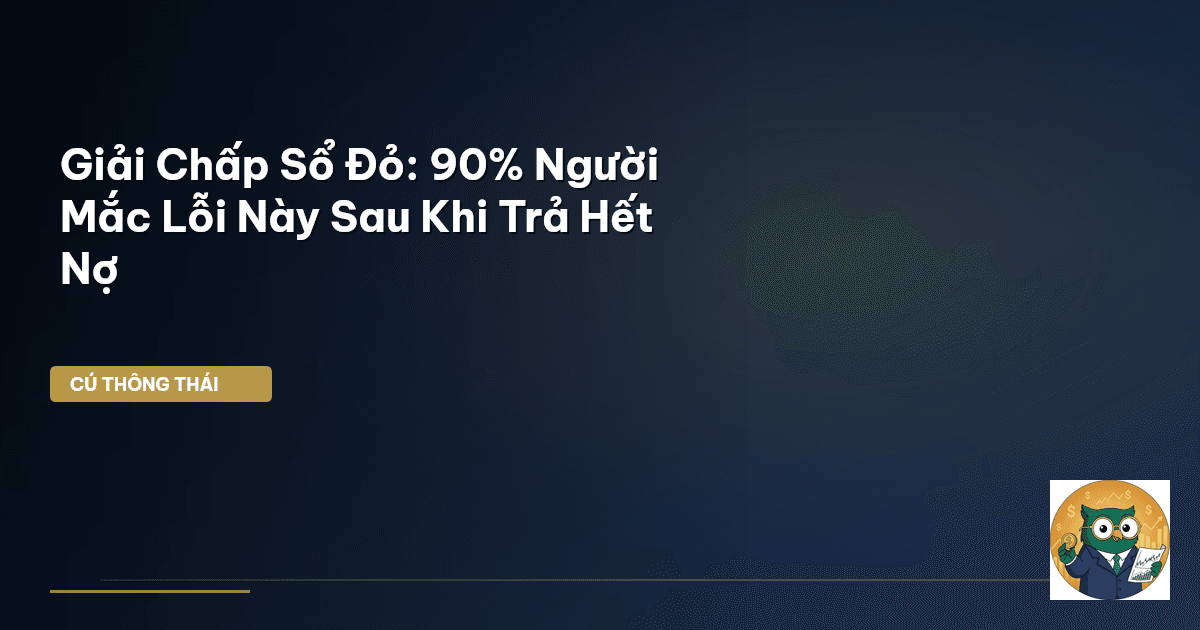 Giải Chấp Sổ Đỏ: 90% Người Mắc Lỗi Này Sau Khi Trả Hết Nợ
