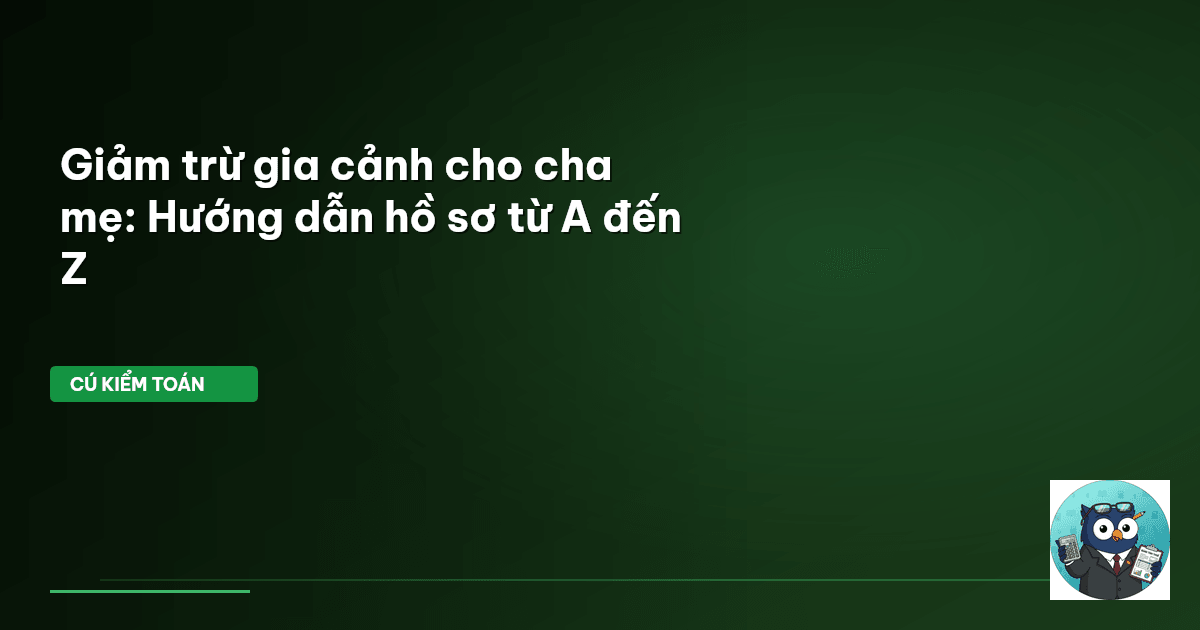 giảm trừ gia cảnh