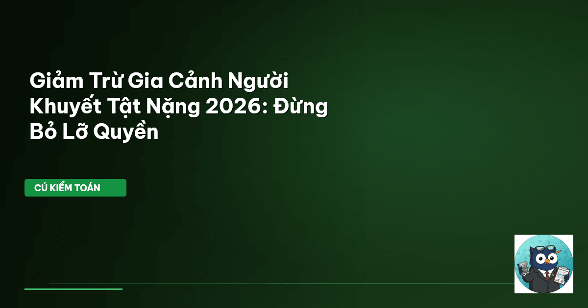 giảm trừ gia cảnh