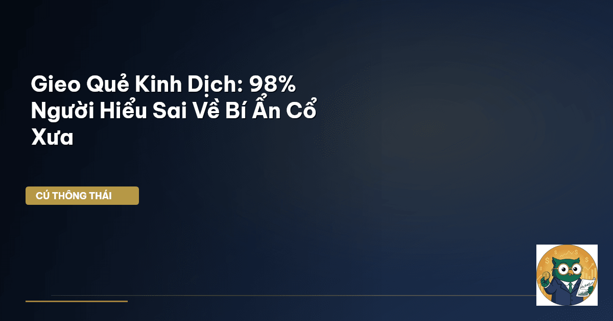 Gieo Quẻ Kinh Dịch: 98% Người Hiểu Sai Về Bí Ẩn Cổ Xưa