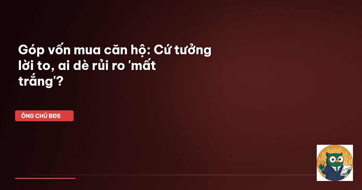 góp vốn mua căn hộ