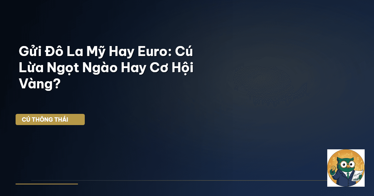 Gửi Đô La Mỹ Hay Euro: Cú Lừa Ngọt Ngào Hay Cơ Hội Vàng?