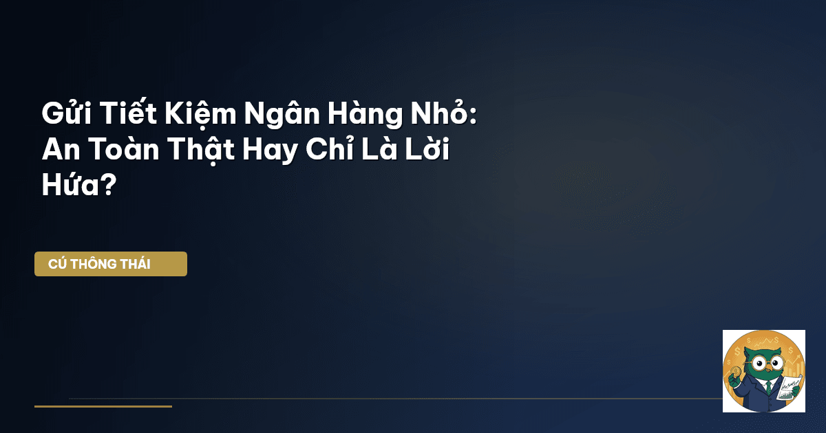 gửi tiết kiệm ngân hàng nhỏ