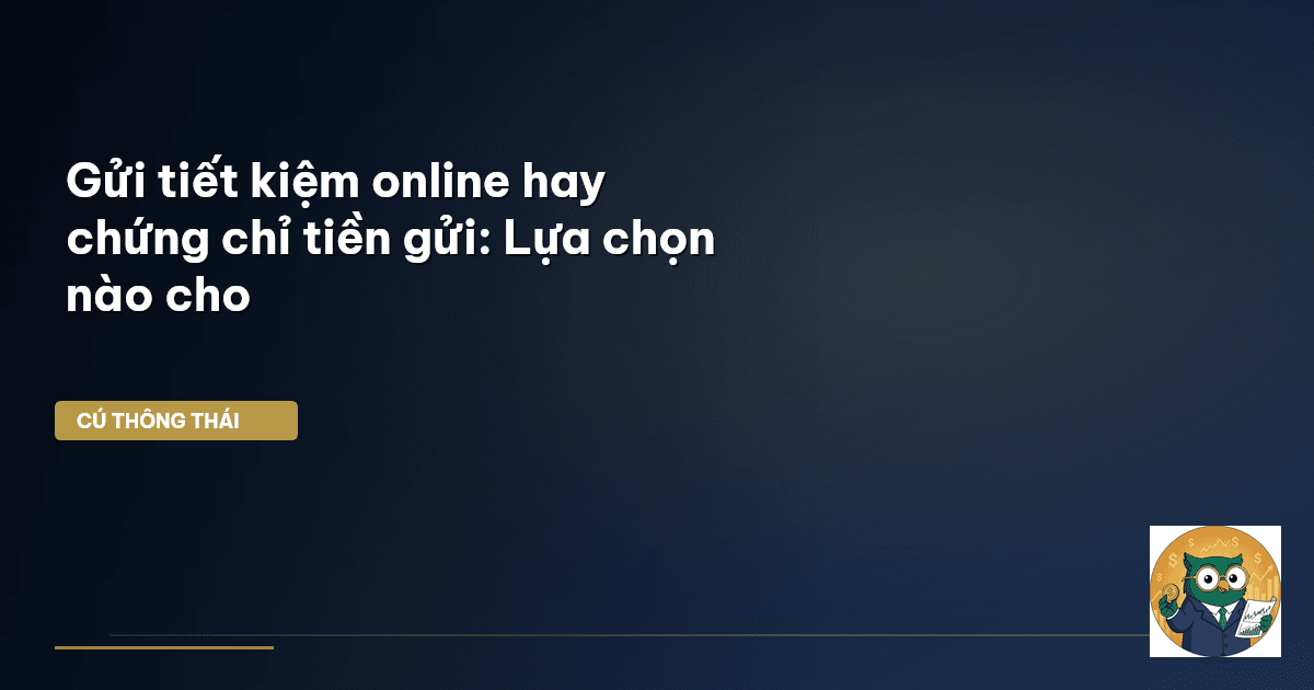 gửi tiết kiệm online