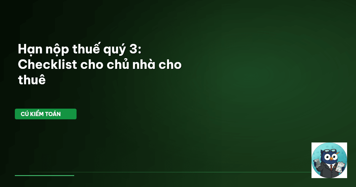 thuế cho thuê nhà