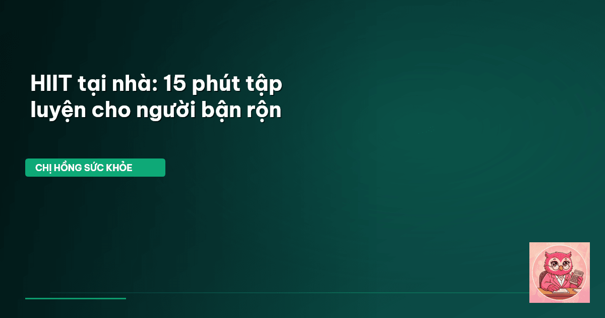HIIT tại nhà