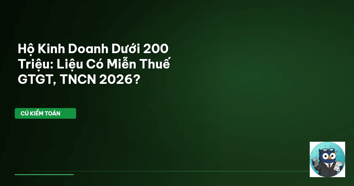hộ kinh doanh cá thể